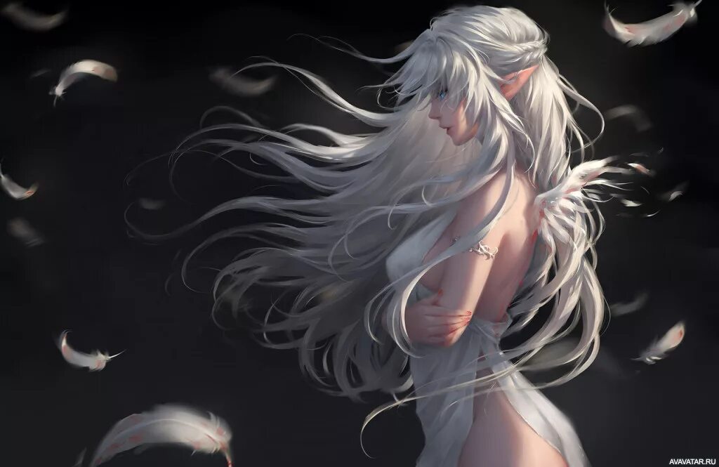 Ангел с белыми волосами 10
