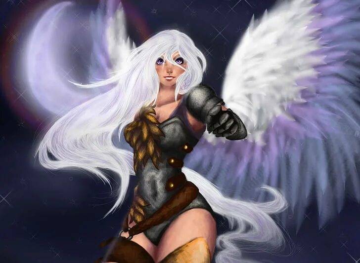 Ангел с белыми волосами 12