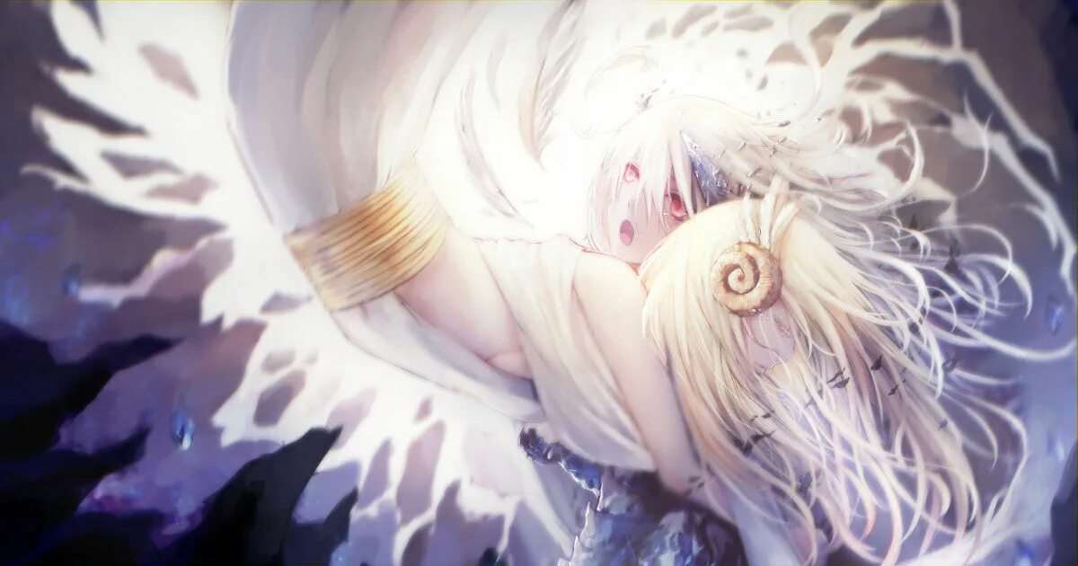 Ангел с белыми волосами 16