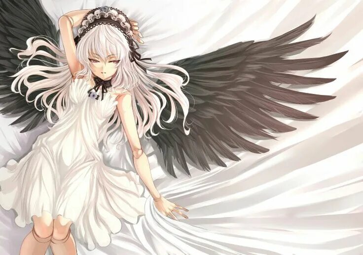 Ангел с белыми волосами 2