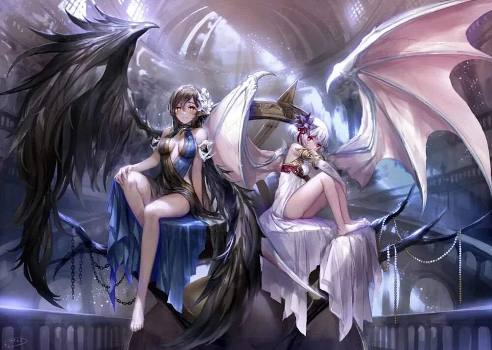 Аниме ангельский демон 1