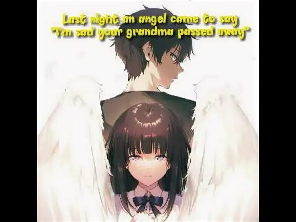 Аниме парень и девушка ангел 13