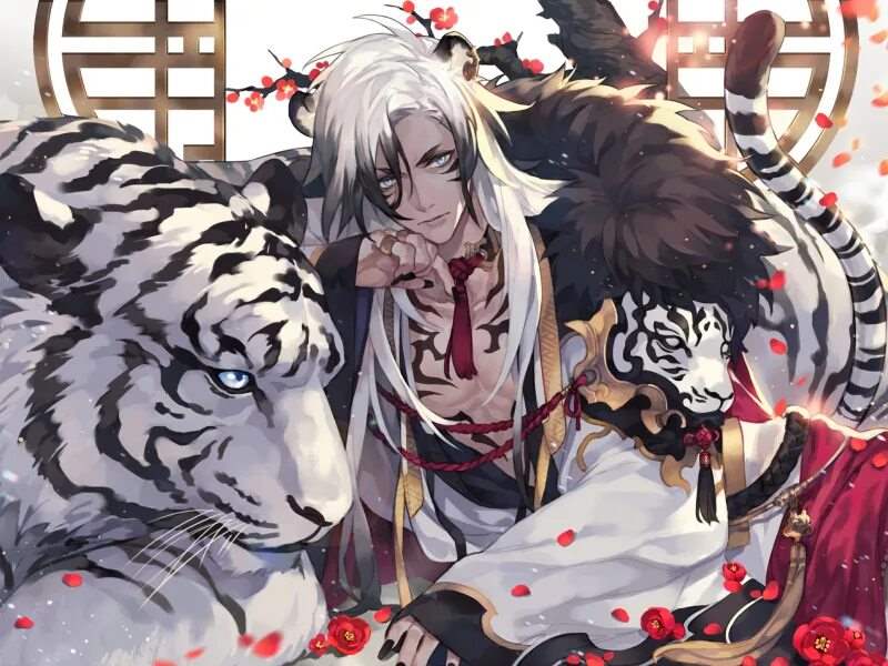 Белый тигр аниме