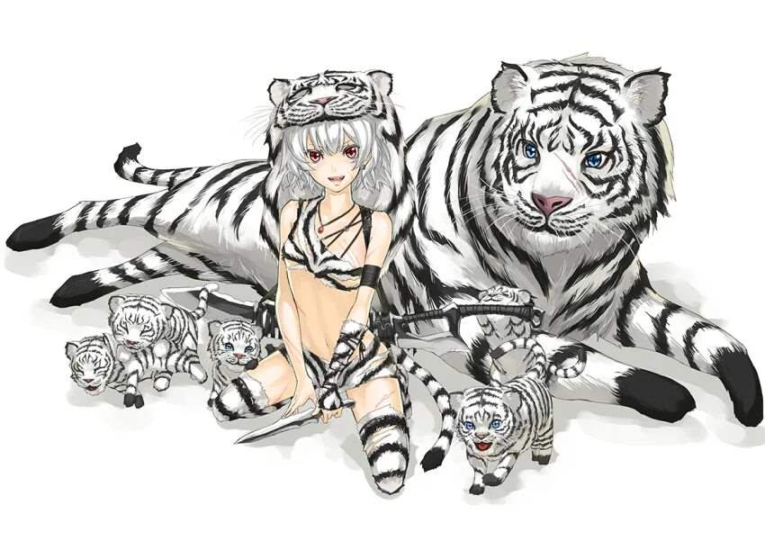 Белый тигр аниме 10