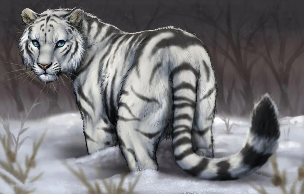 Белый тигр аниме 18