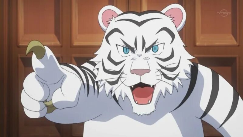 Белый тигр аниме 19