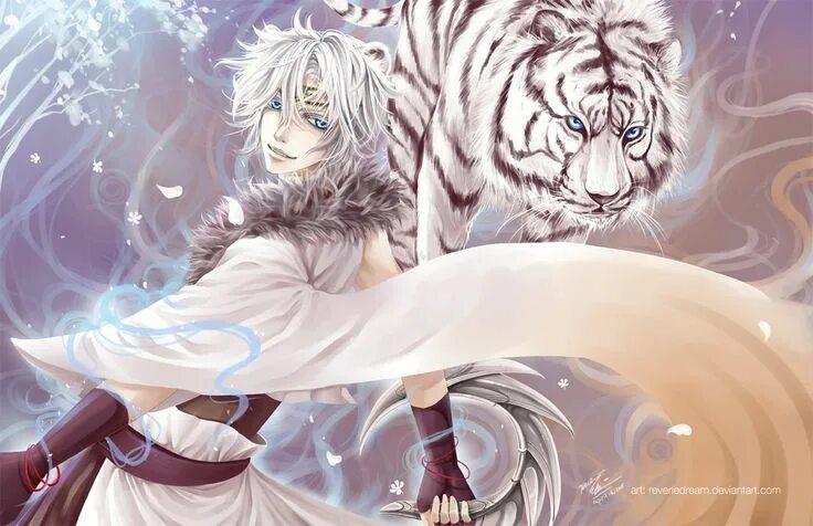 Белый тигр аниме 2