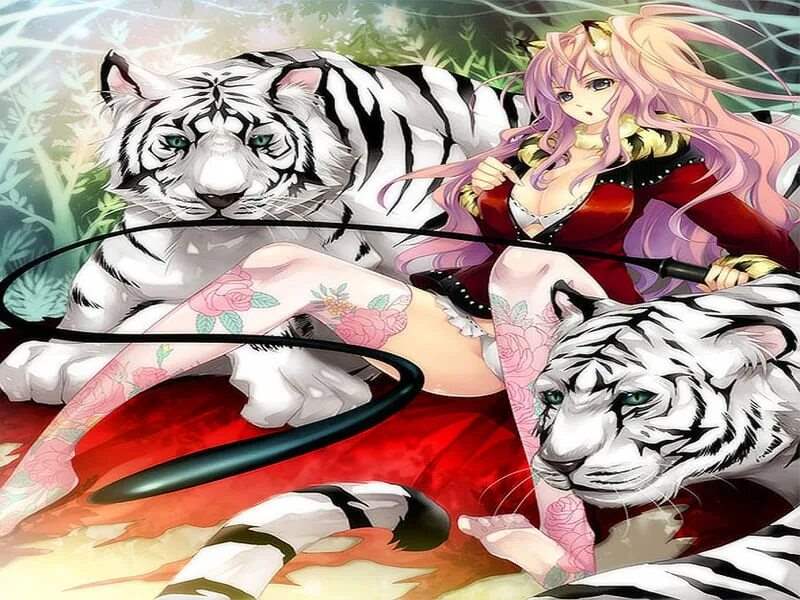 Белый тигр аниме 4
