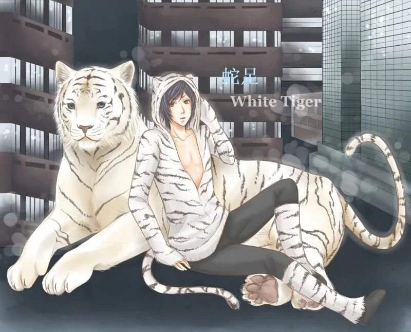 Белый тигр аниме 5