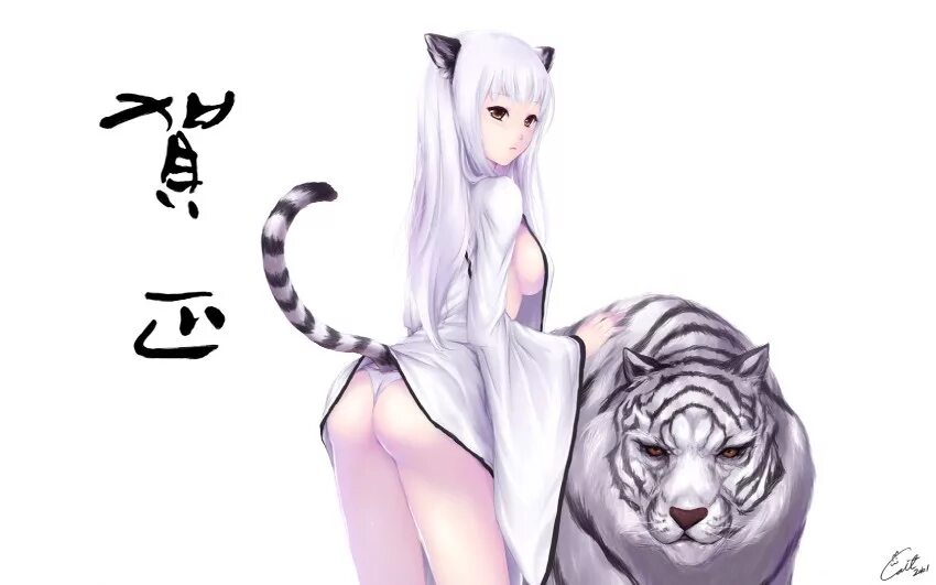 Белый тигр аниме 6