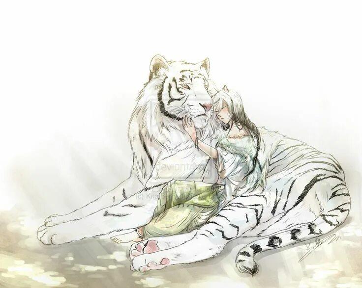 Белый тигр аниме 8