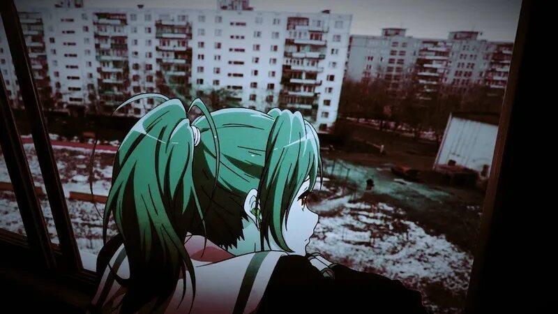 Депрессивный фон аниме 13
