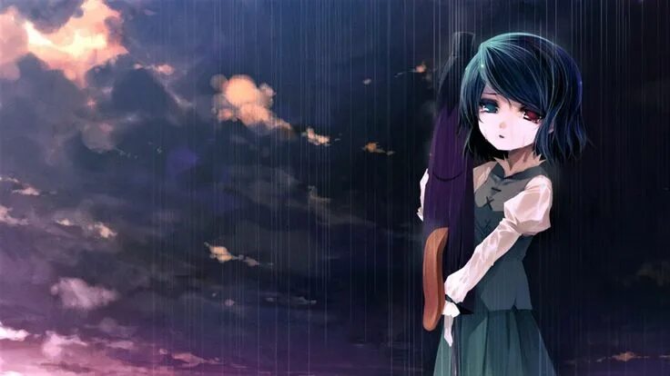 Депрессивный фон аниме 8