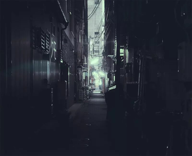 Темный переулок аниме 19