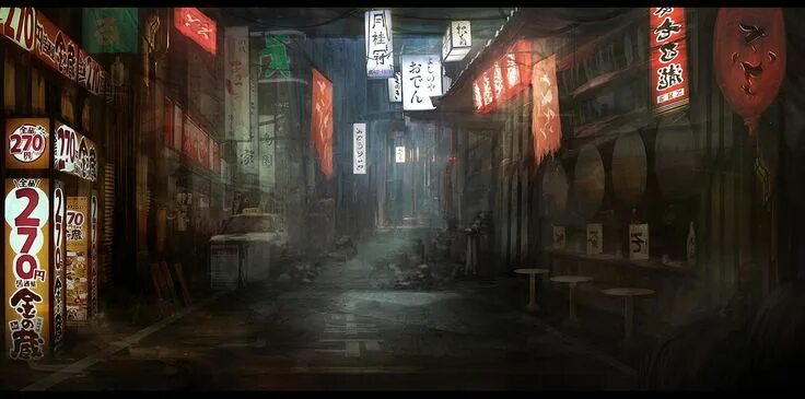 Темный переулок аниме 20