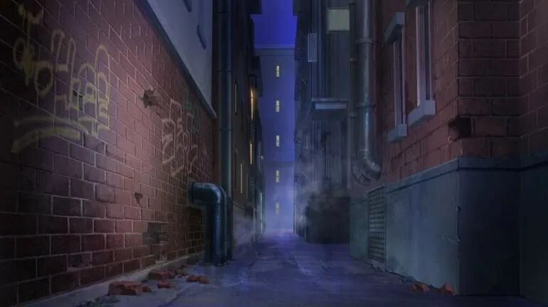Темный переулок аниме 4