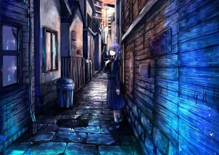 Темный переулок аниме 8
