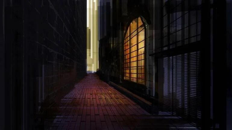 Темный переулок аниме 9