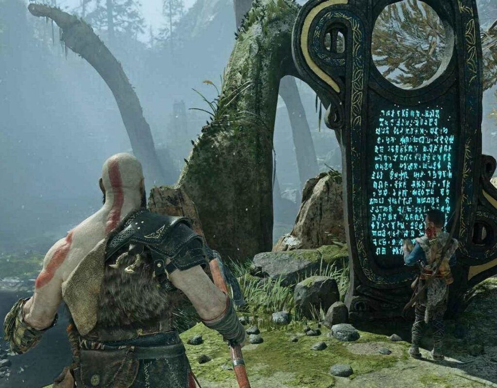 Игрок в God of War обнаружил в реальной жизни табличку с лором