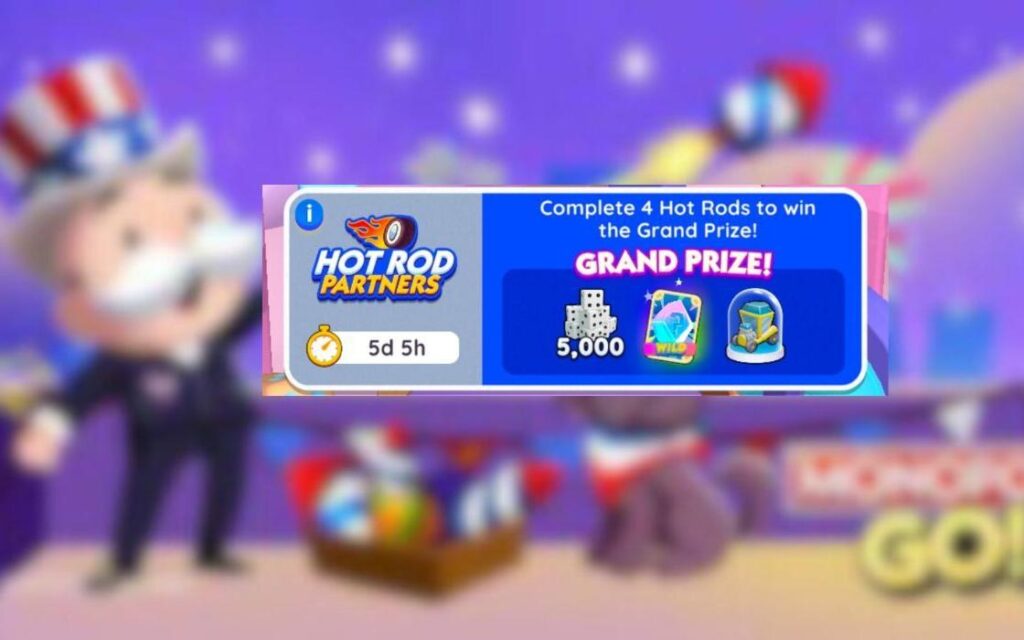 Monopoly GO Награды и достижения Горячие гонки с партнерами
