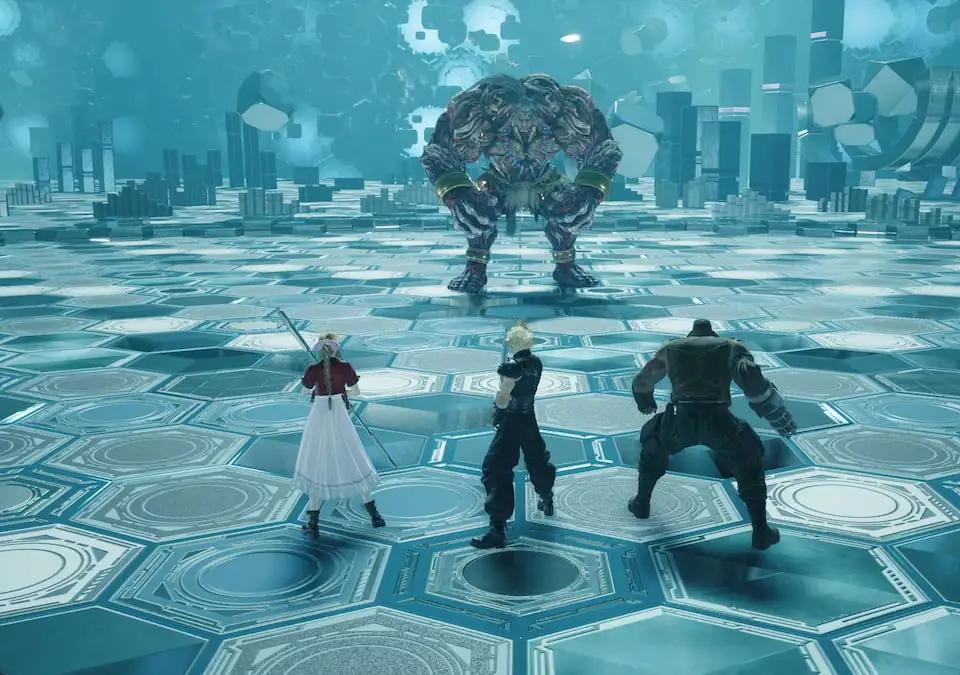 Подготовка к сражению с Титаном в Final Fantasy 7 Rebirth