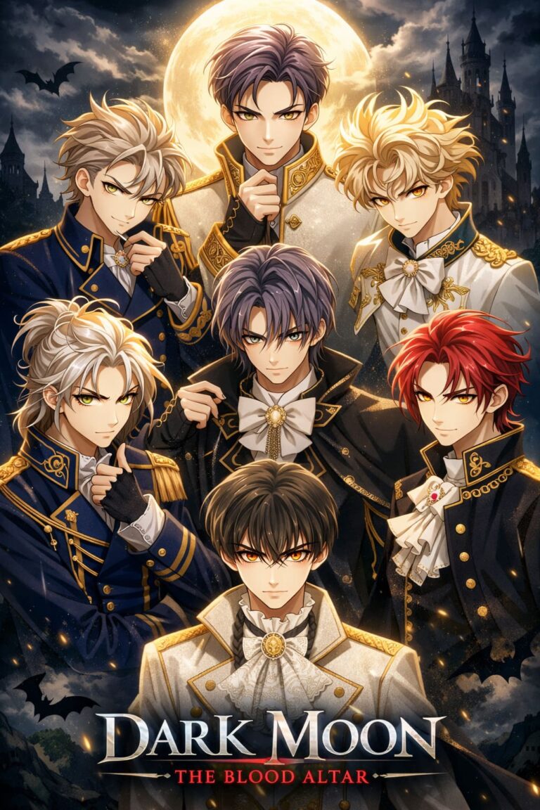 Dark Moon The Blood Altar character names vs Enhypen members