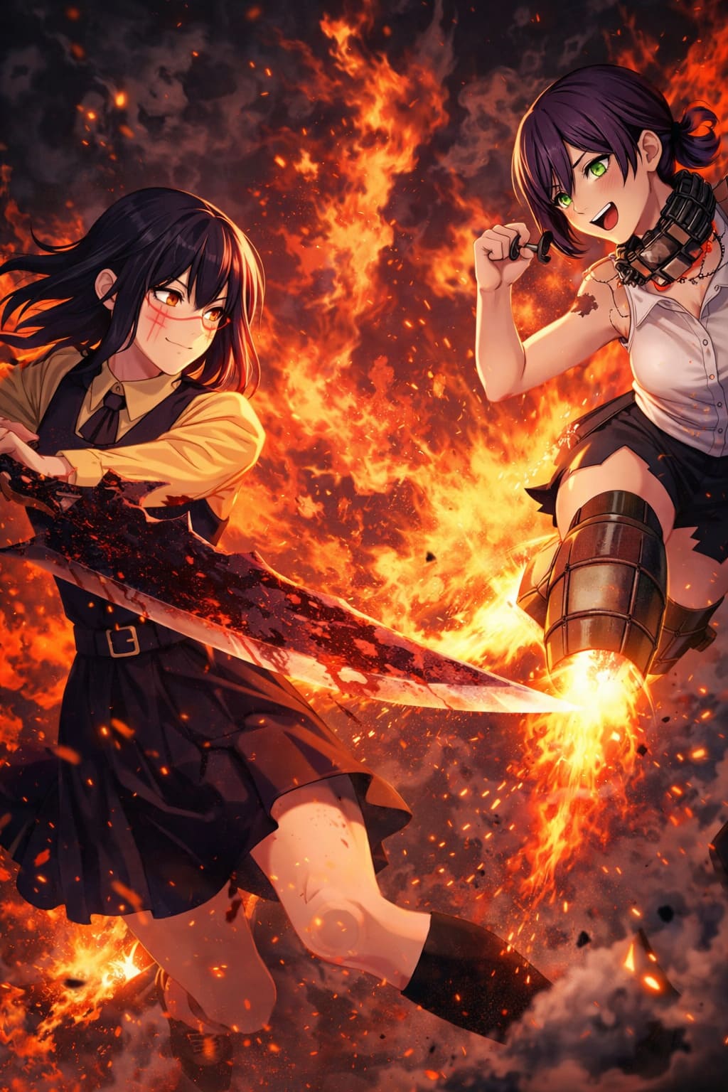 Asa Mitaka vs Reze (Bomb Girl) power comparison in Chainsaw Man Asa Mitaka vs Reze (Bomb Girl) power comparison in Chainsaw Man