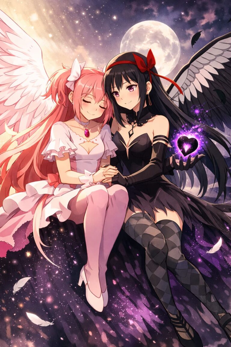 Goddess Madoka vs Devil Homura power levels