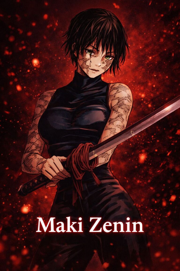 Maki Zenin in Jujutsu Kaisen Modulo