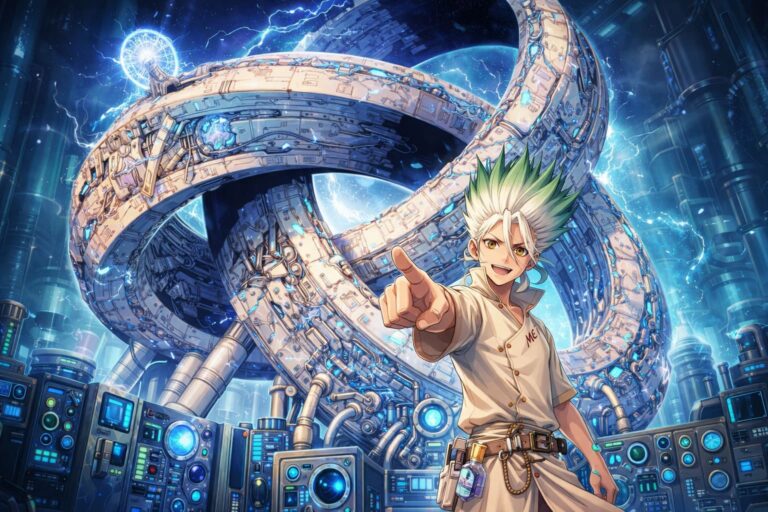Senku’s Time Machine Theory Explained: The Mind-Bending Science Behind Dr. Stone’s Ending