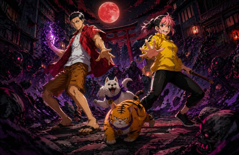 Dera and Hana in Daemons of the Shadow Realm: Unmasking the Loyal Retainers
