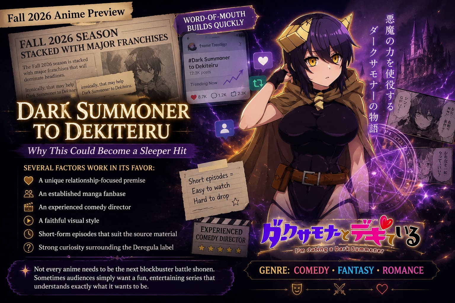Dark Summoner to Dekiteiru Anime Release Date: Cast, Plot, and What to ...