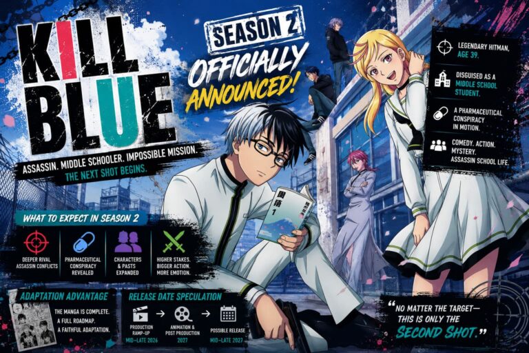 Kill Blue Season 2 Officially Announced: Release Date Speculation, Manga Ending Connection, and Plot Theories