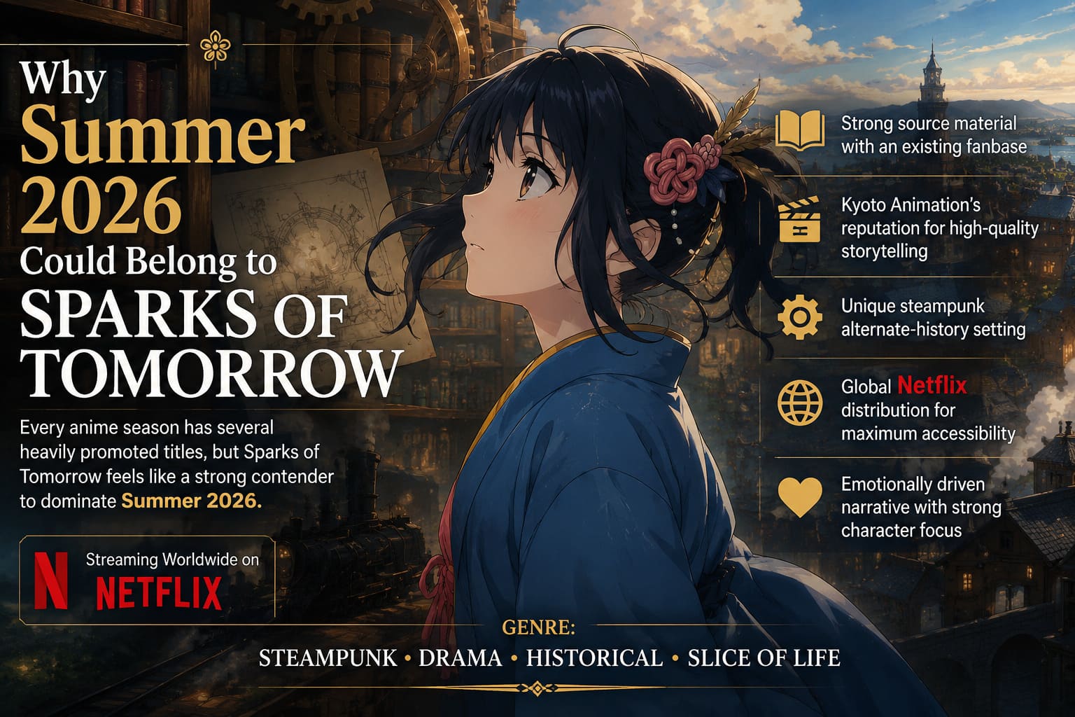 Sparks of Tomorrow Might Be Kyoto Animation’s Most Important Anime in Years Sparks of Tomorrow Might Be Kyoto Animation’s Most Important Anime in Years