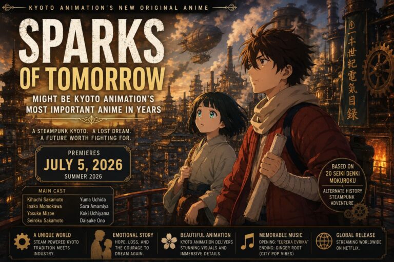 Sparks of Tomorrow Might Be Kyoto Animation’s Most Important Anime in Years Sparks of Tomorrow Might Be Kyoto Animation’s Most Important Anime in Years