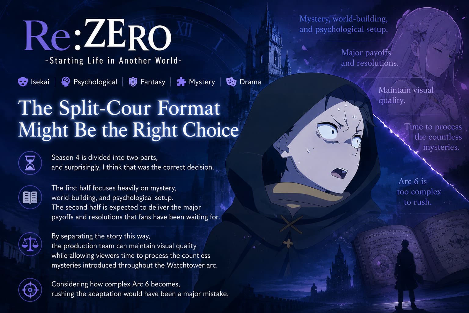 Re:Zero Season 4 Breakdown: Release Schedule, Arc 6 Analysis, and Plot Twists Explained Re:Zero Season 4 Breakdown: Release Schedule, Arc 6 Analysis, and Plot Twists Explained