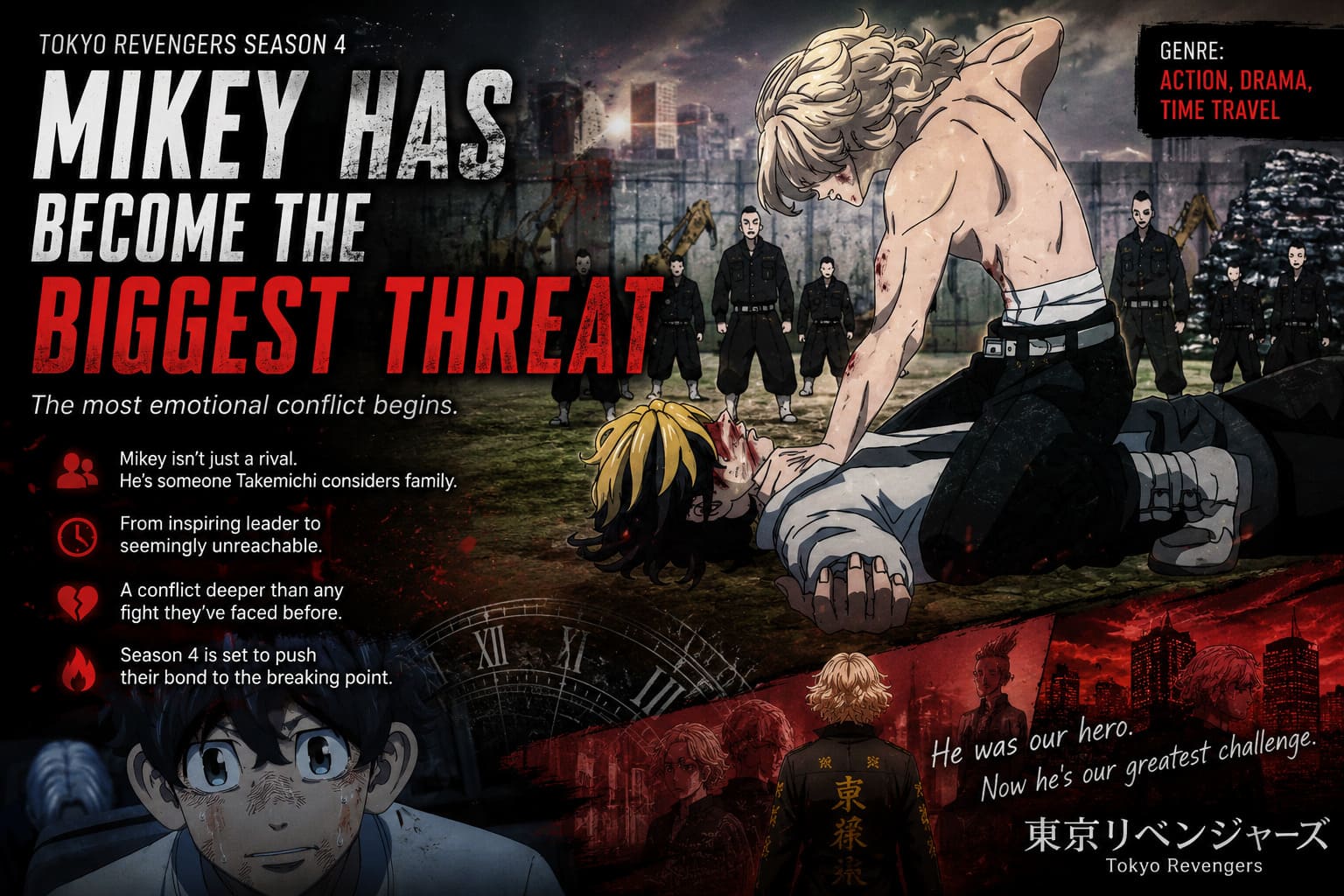 Tokyo Revengers Season 4 Is Finally Here — Why the War of the Three Titans Arc Could Be the Anime’s Best Chapter Yet Tokyo Revengers Season 4 Is Finally Here — Why the War of the Three Titans Arc Could Be the Anime’s Best Chapter Yet