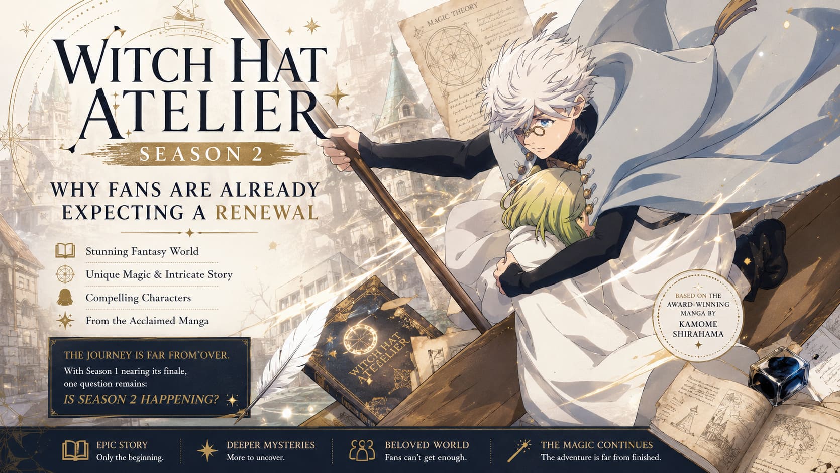 Witch Hat Atelier Season 2: Why Fans Are Already Expecting a Renewal Witch Hat Atelier Season 2: Why Fans Are Already Expecting a Renewal