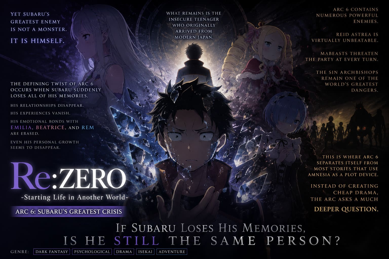 Re:Zero Arc 6 Summary: The Ultimate Guide to the Pleiades Watchtower Re:Zero Arc 6 Summary: The Ultimate Guide to the Pleiades Watchtower