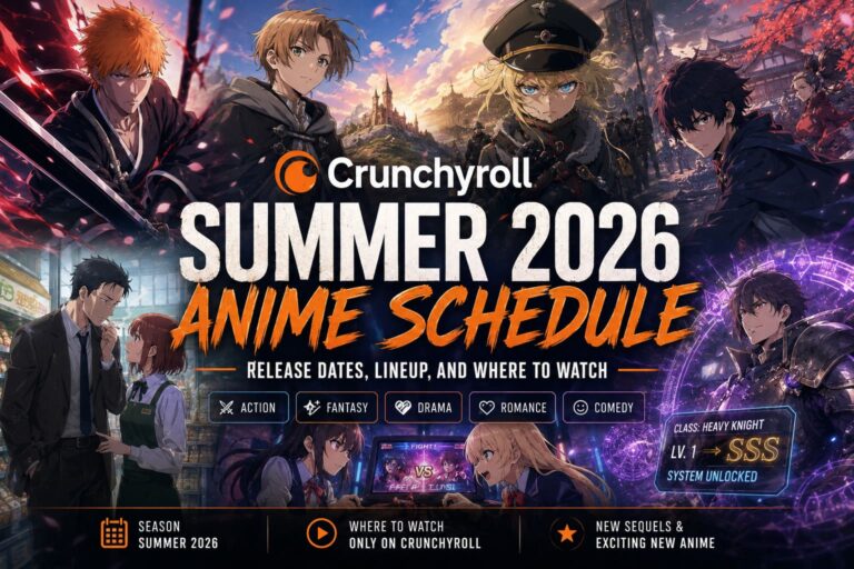 Crunchyroll Summer 2026 Anime Schedule: Release Dates, Lineup, and Where to Watch Crunchyroll Summer 2026 Anime Schedule: Release Dates, Lineup, and Where to Watch
