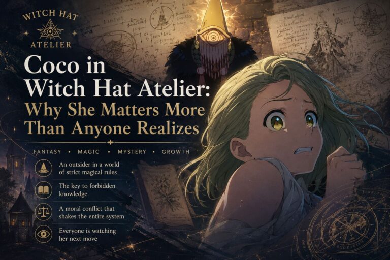 Why Do the Brimmed Caps Target Coco? The Dark Truth About Witch Hat Atelier's Forbidden Magic Why Do the Brimmed Caps Target Coco? The Dark Truth About Witch Hat Atelier’s Forbidden Magic