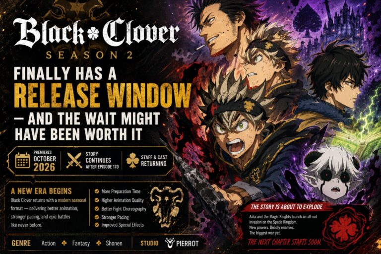 Black Clover Anime Return Date Confirmed: When Is Season 2 Coming Back?