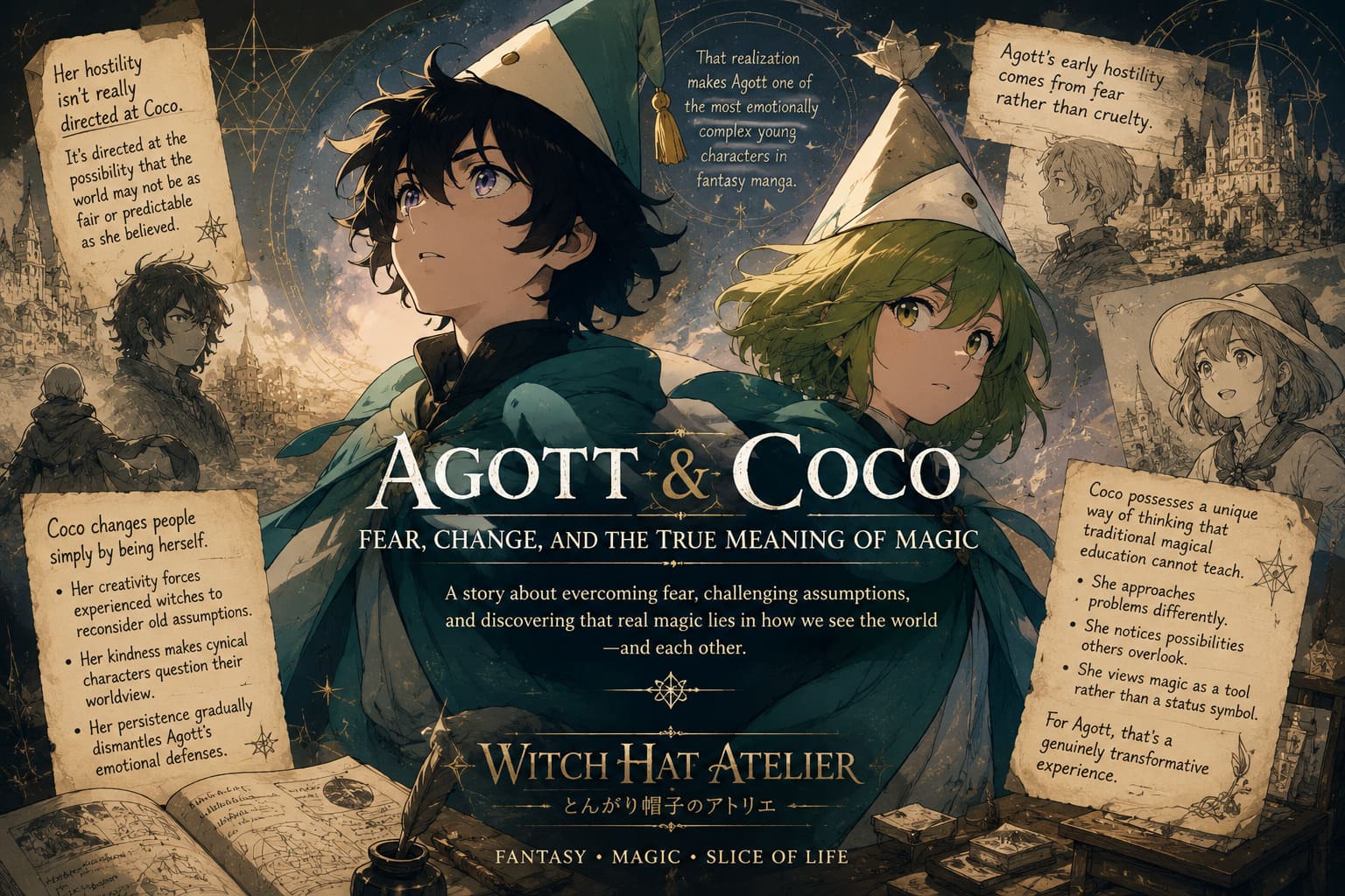 Coco vs Agott: The Best Character Rivalry in Witch Hat Atelier - Mystiqora