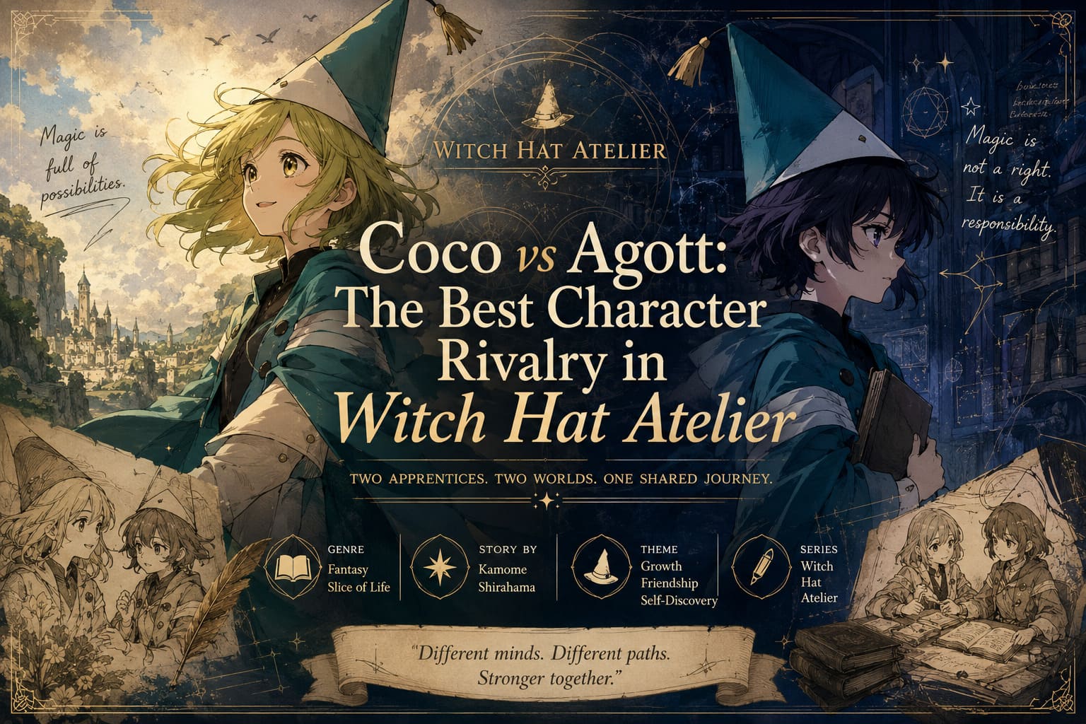 Coco vs Agott: The Best Character Rivalry in Witch Hat Atelier - Mystiqora