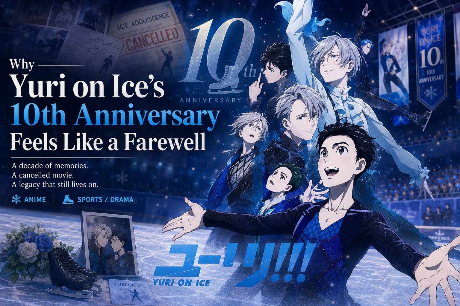 Why Yuri on Ice’s 10th Anniversary Feels Like a Farewell Why Yuri on Ice’s 10th Anniversary Feels Like a Farewell