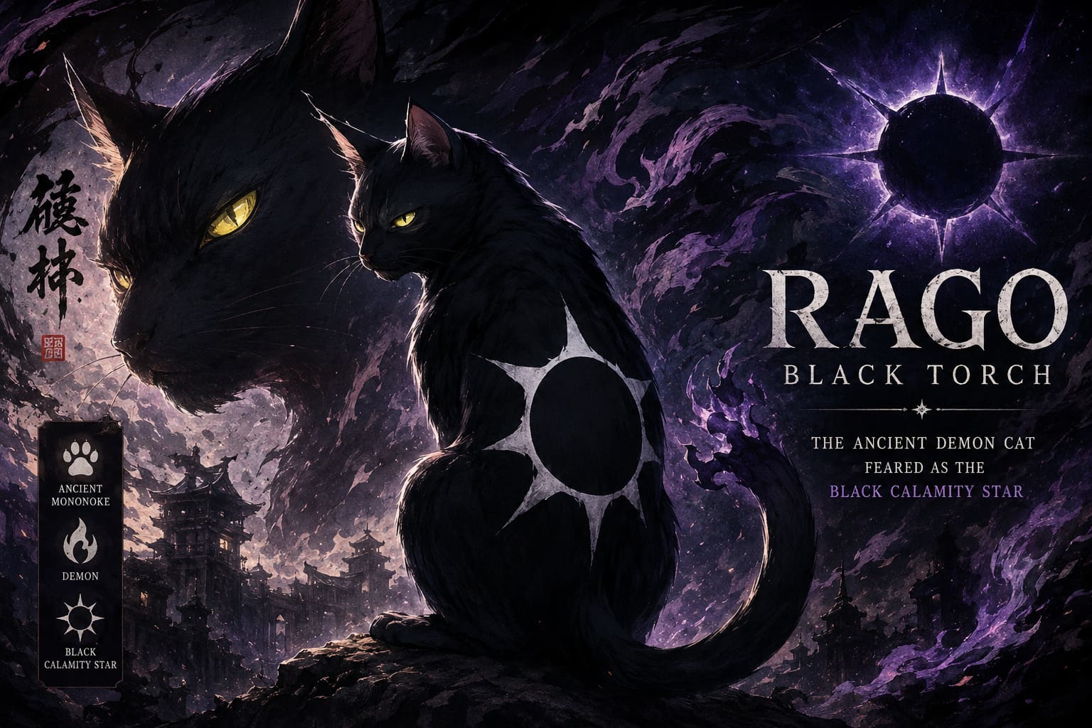 Rago Black Torch Character Analysis: The Ancient Demon Cat Feared As The Black Calamity Star Rago Black Torch Character Analysis: The Ancient Demon Cat Feared As The Black Calamity Star