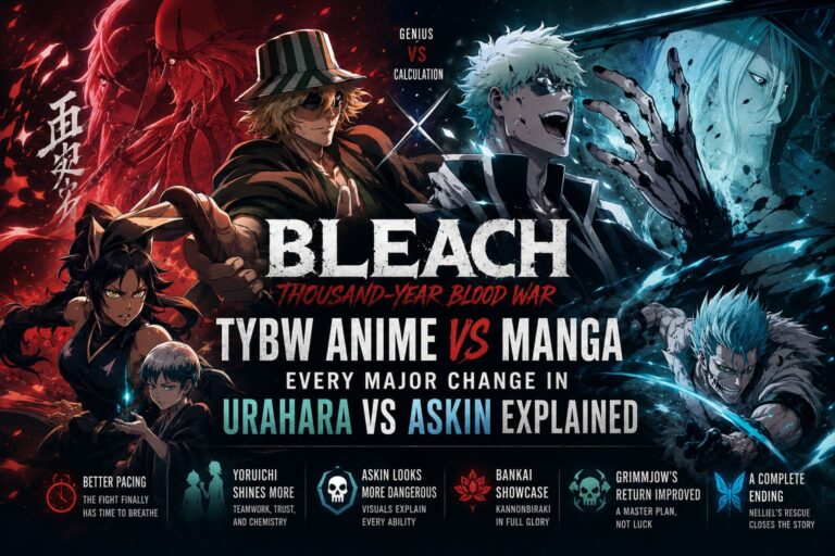 Bleach TYBW Anime vs Manga: Every Major Change in Urahara vs Askin Explained Bleach TYBW Anime vs Manga: Every Major Change in Urahara vs Askin Explained