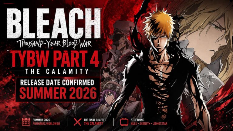 Bleach TYBW Part 4 Release Date Confirmed for Summer 2026: The Calamity Schedule, Spoilers, and Streaming Guide Bleach TYBW Part 4 Release Date Confirmed for Summer 2026: The Calamity Schedule, Spoilers, and Streaming Guide
