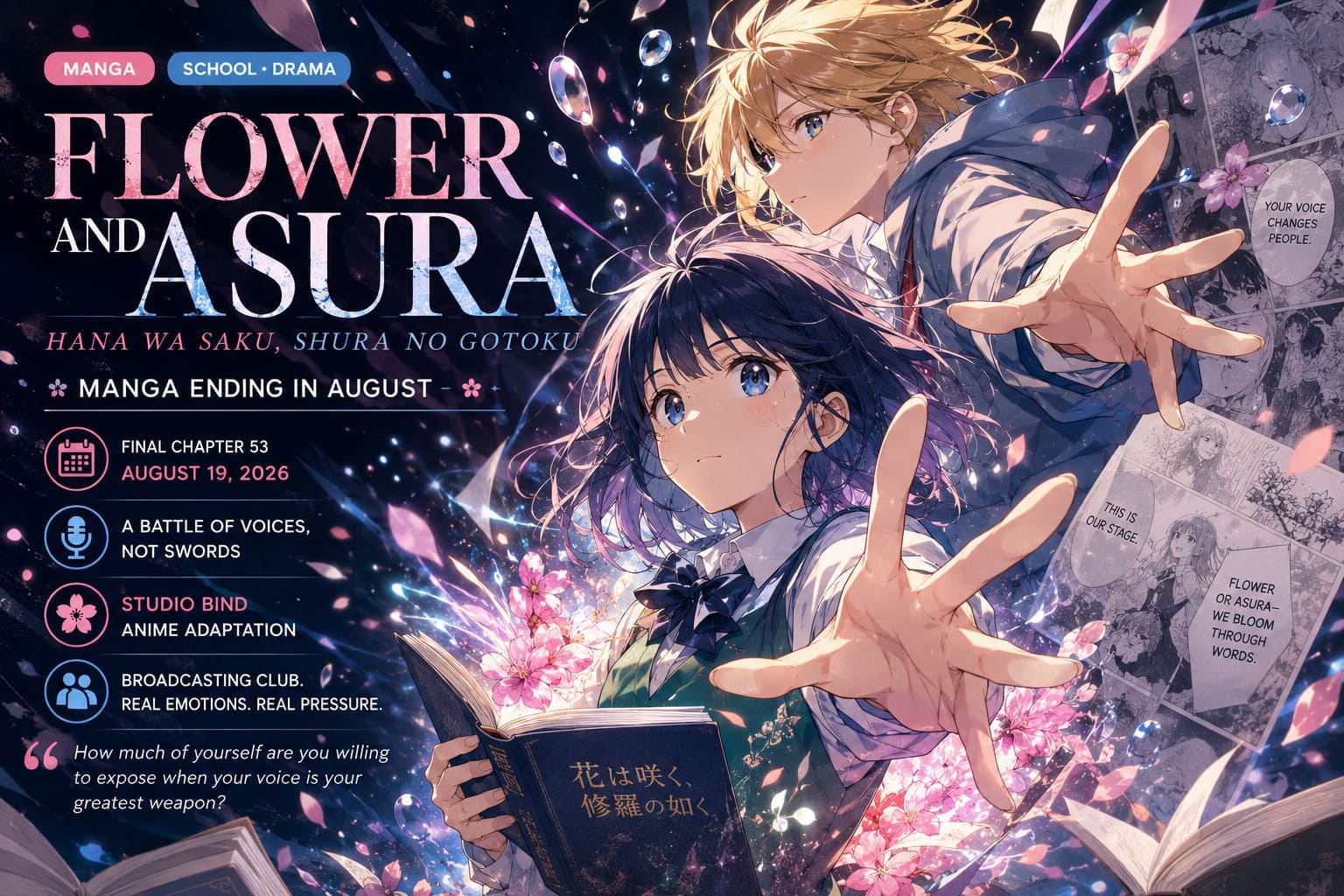 Flower and Asura Manga Ending in August: Release Date, Studio Bind Anime, and What to Expect for the Finale Flower and Asura Manga Ending in August: Release Date, Studio Bind Anime, and What to Expect for the Finale