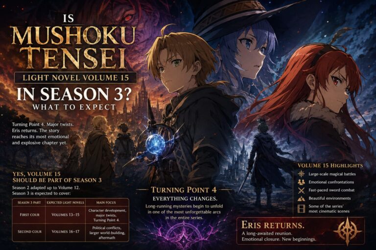 Is Mushoku Tensei Light Novel Volume 15 in Season 3? What to Expect Is Mushoku Tensei Light Novel Volume 15 in Season 3? What to Expect